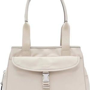 Satchel bag - Calvin Klein Shay Triple Compartment Satchel, Fawn color.
